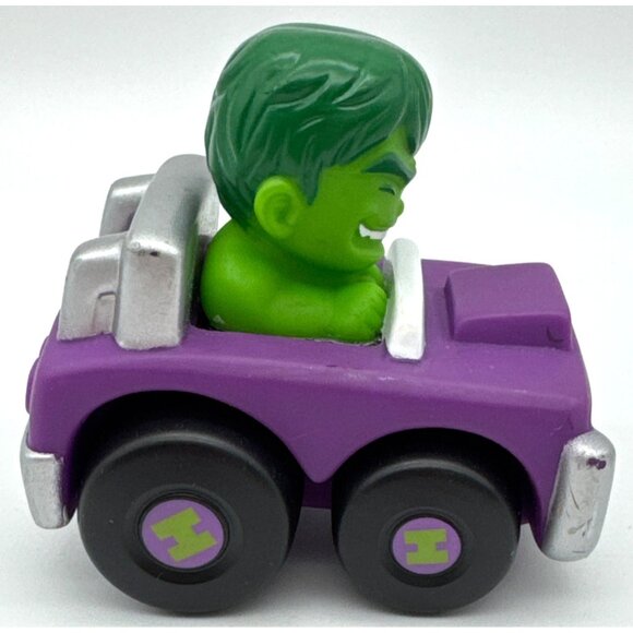 2012 Marvel Toy Incredible Hulk in Car Preschool Marvelkids Vehicle - Picture 5 of 6